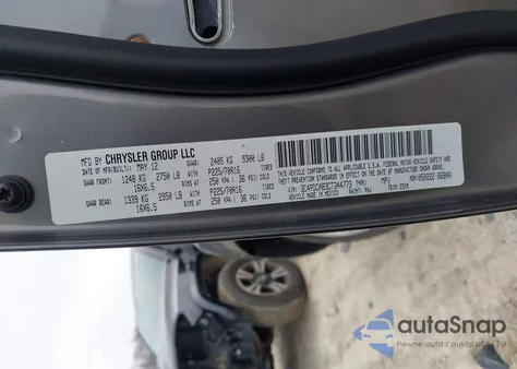 2012 Dodge Journey Se/Avp из США, поврежденный, VIN 3C4PDCAB3CT344773